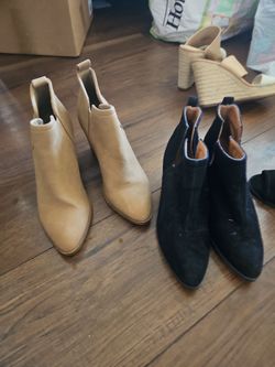 Two Pairs of Women's Ankle Boots size 7.5