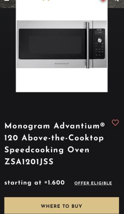 Monogram oven and microwave Half Price 