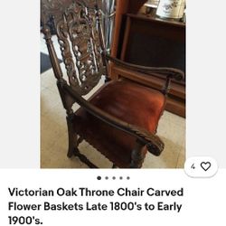 Old Victorian Chair
