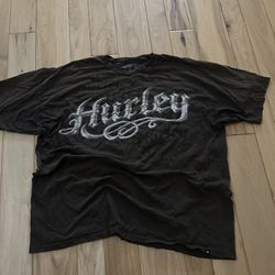 Vintage Y2K Brown Hurley T-Shirt