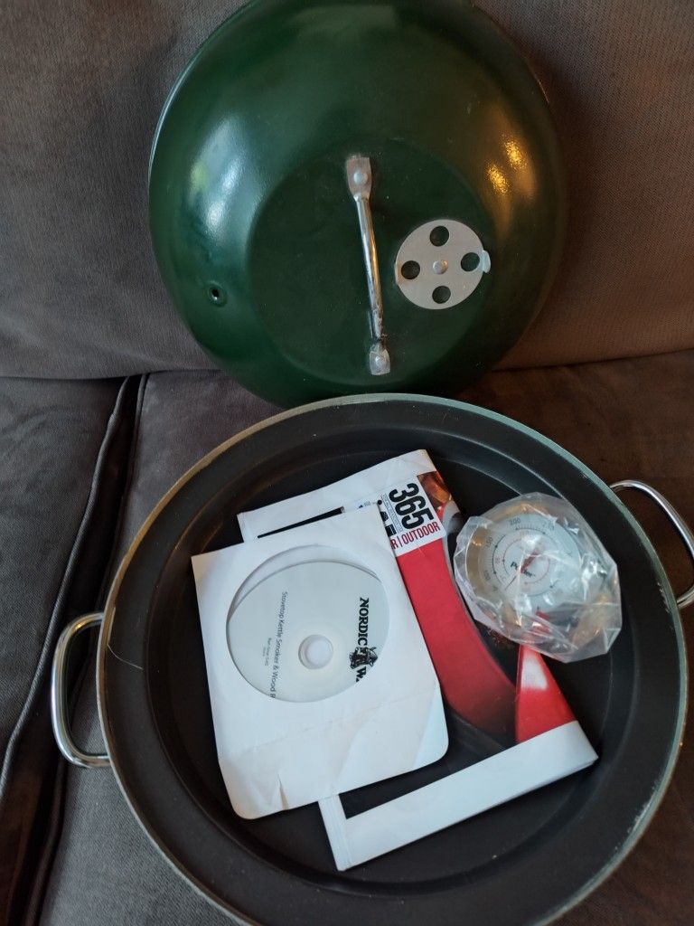 Nordic Ware Indoor/Outdoor Kettle Smoker.