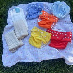 Brand New Cloth Diapers And Inserts 
