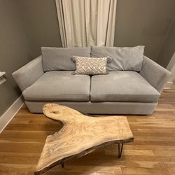 Crate and Barrel Microfiber Couch