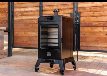 Nexgrill Oakford 1400 Pellet Grill Vertical Smoker in Black
