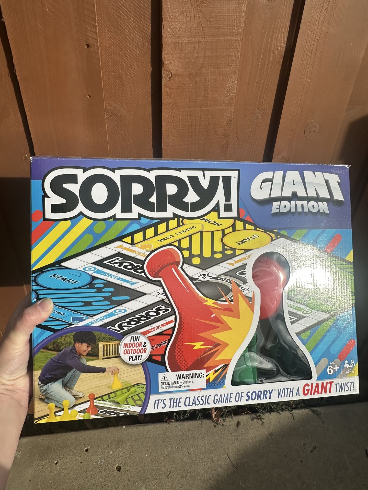 Giant SORRY indoor/outdoor Game
