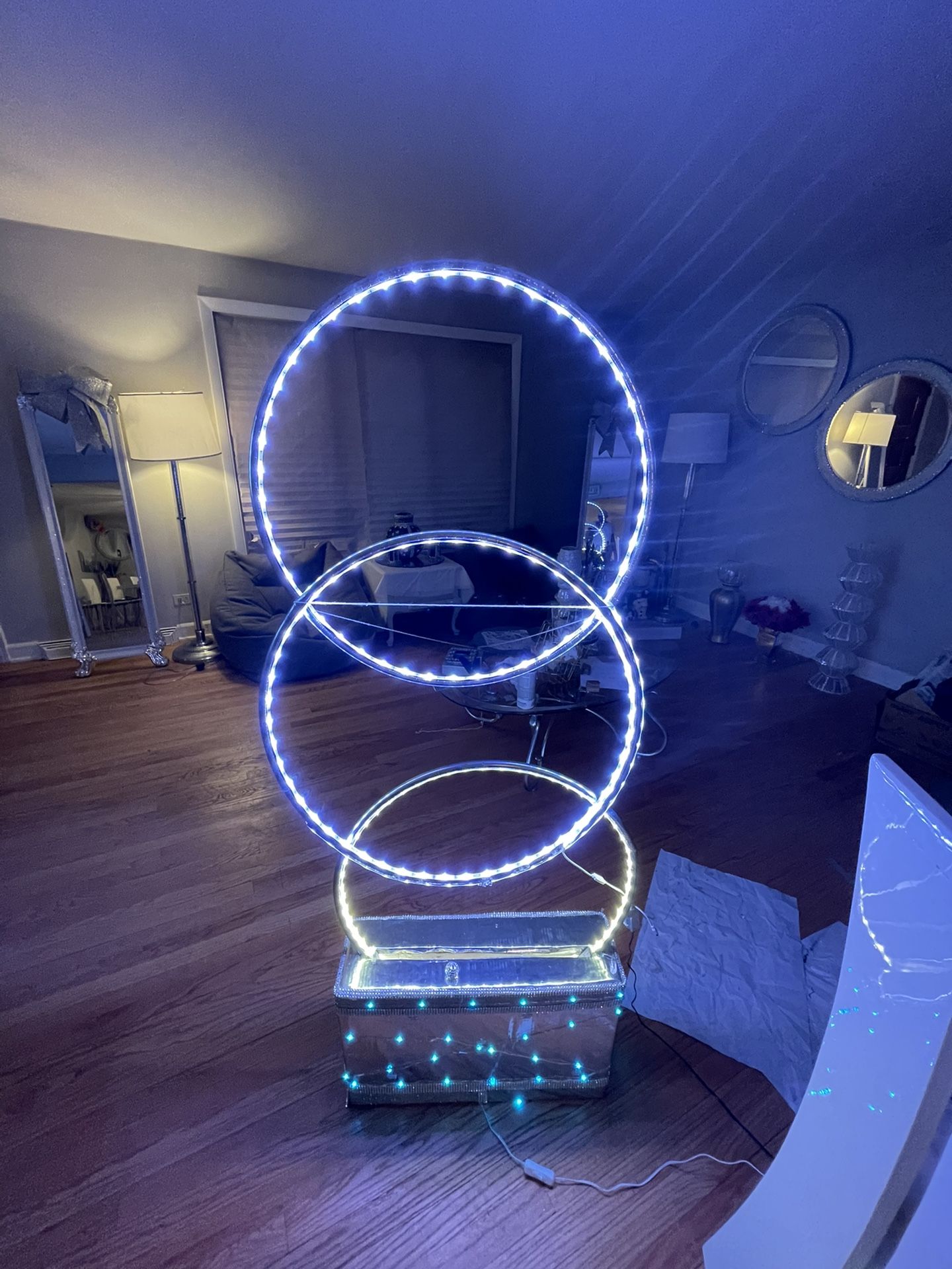 LED Hula hoops Lamp
