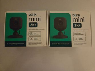 Blink mini 2k+ plug in security camera