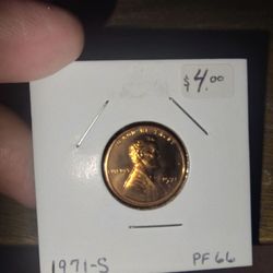 1971-S Lincoln Cent Proof PF66