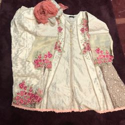 Pakistani Indian Girls Shalwar Kameez Dress Outfit Clothes Fancy Formal Outfit Eid Party 