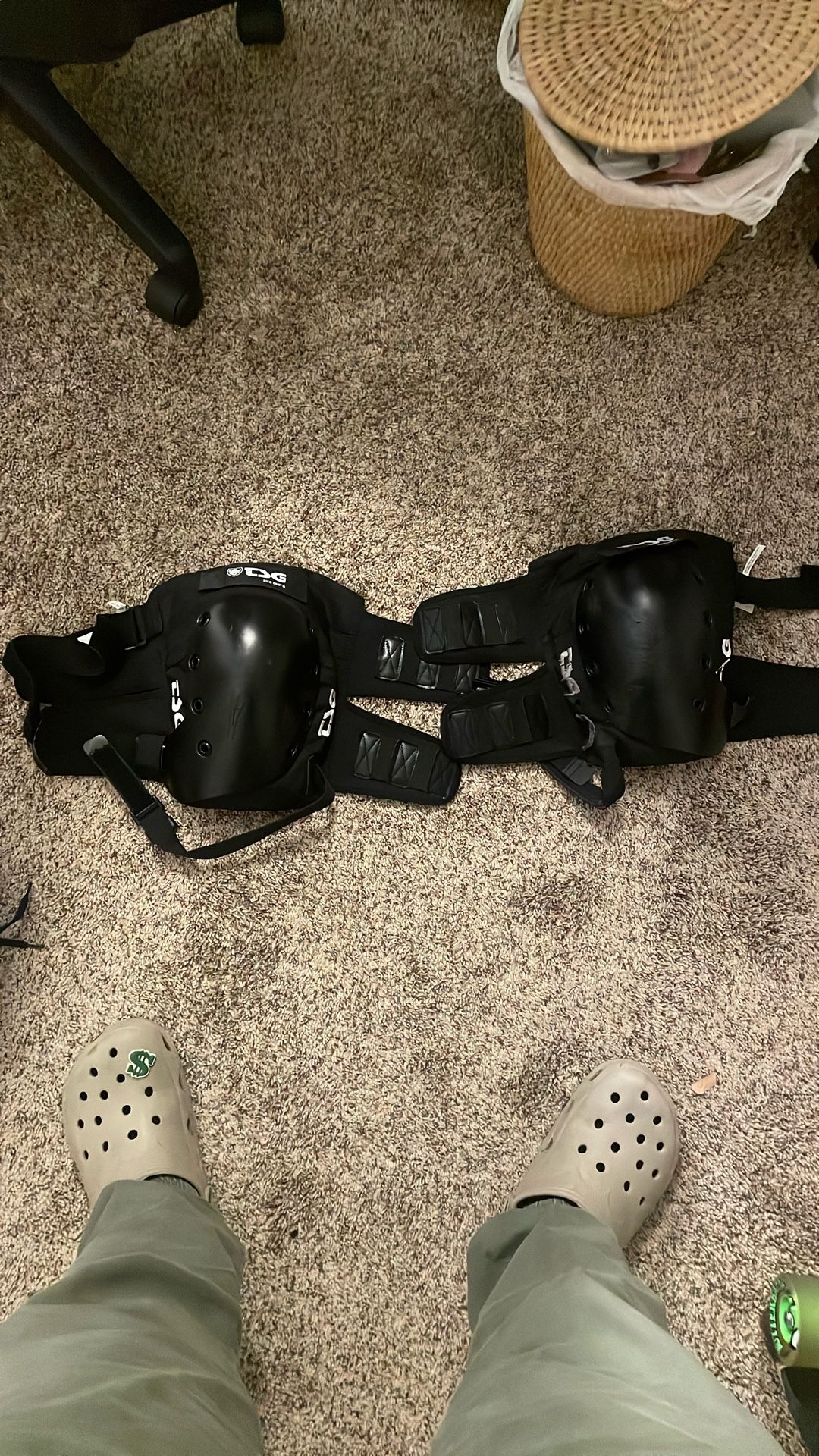 TSG Downhill Longboard Kneepads Size Medium