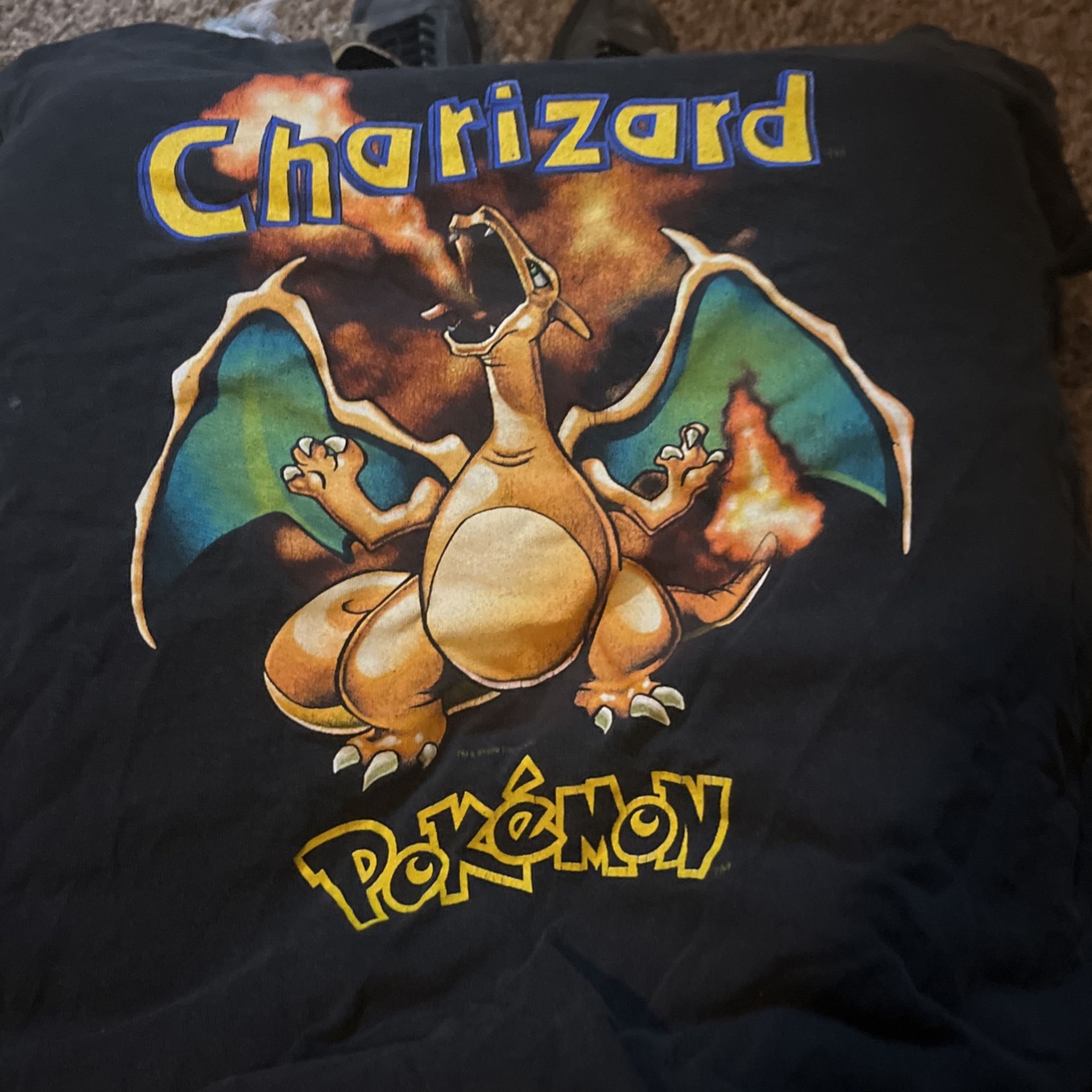 1999 Pokemon Tee Shirt Charizard