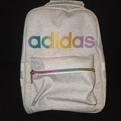 Adidas Santiago 2 White Rainbow/Rose Gold zippered insulated lunch bag box
