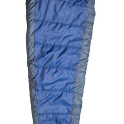New Ozark Trail 30F with Soft Liner Camping Mummy Sleeping Bag for Adults, Blue
