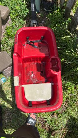 Kids red wagon