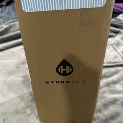 New HydroJug Traveler 32oz Striped Tumbler with Handle