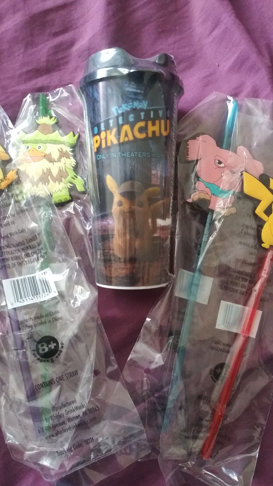Pikachu Straws 