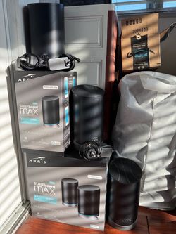 (3-Units) Arris Surfboard Max Pro W31 AX11000 Tri Band Max Mesh Router
