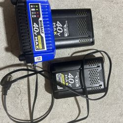 Kobalt 40 V Batteries and Charger