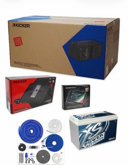NEW POWERFUL BASS PACKAGE KICKER L7s 12” INSTALLED