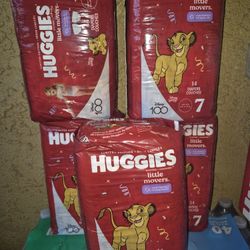 Huggies Size 7 Son 70 Pañales Por $33 Firme