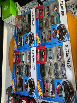 Hot Wheels 9-Car Gift Packs – Lot of 4 | 36 Total Cars | New in Boxes