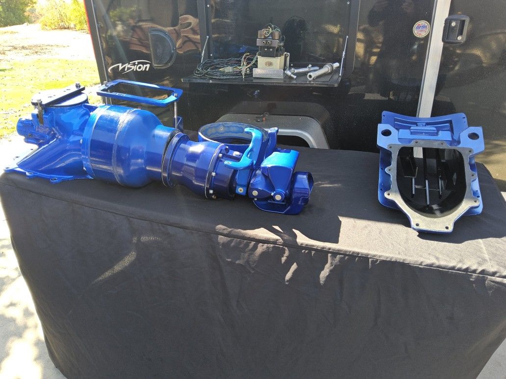 Berkley Split Bowl Jet Pump 12YJ/B , Complete setup , intake, T/A Plate, Place diverter