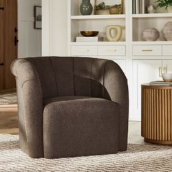 Threshold Upholstery Armchair in Brown