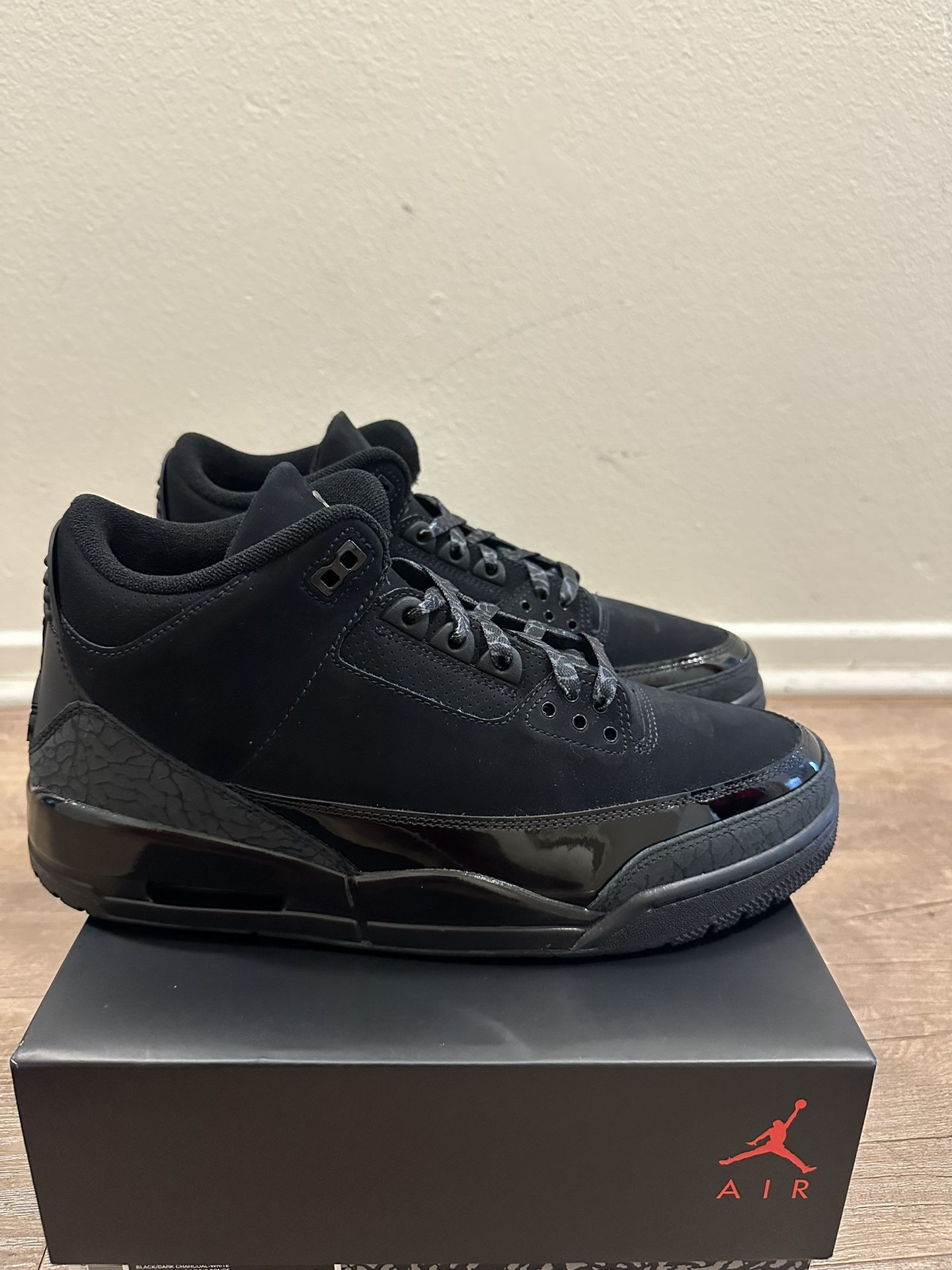 New Jordan 3 Black Cat