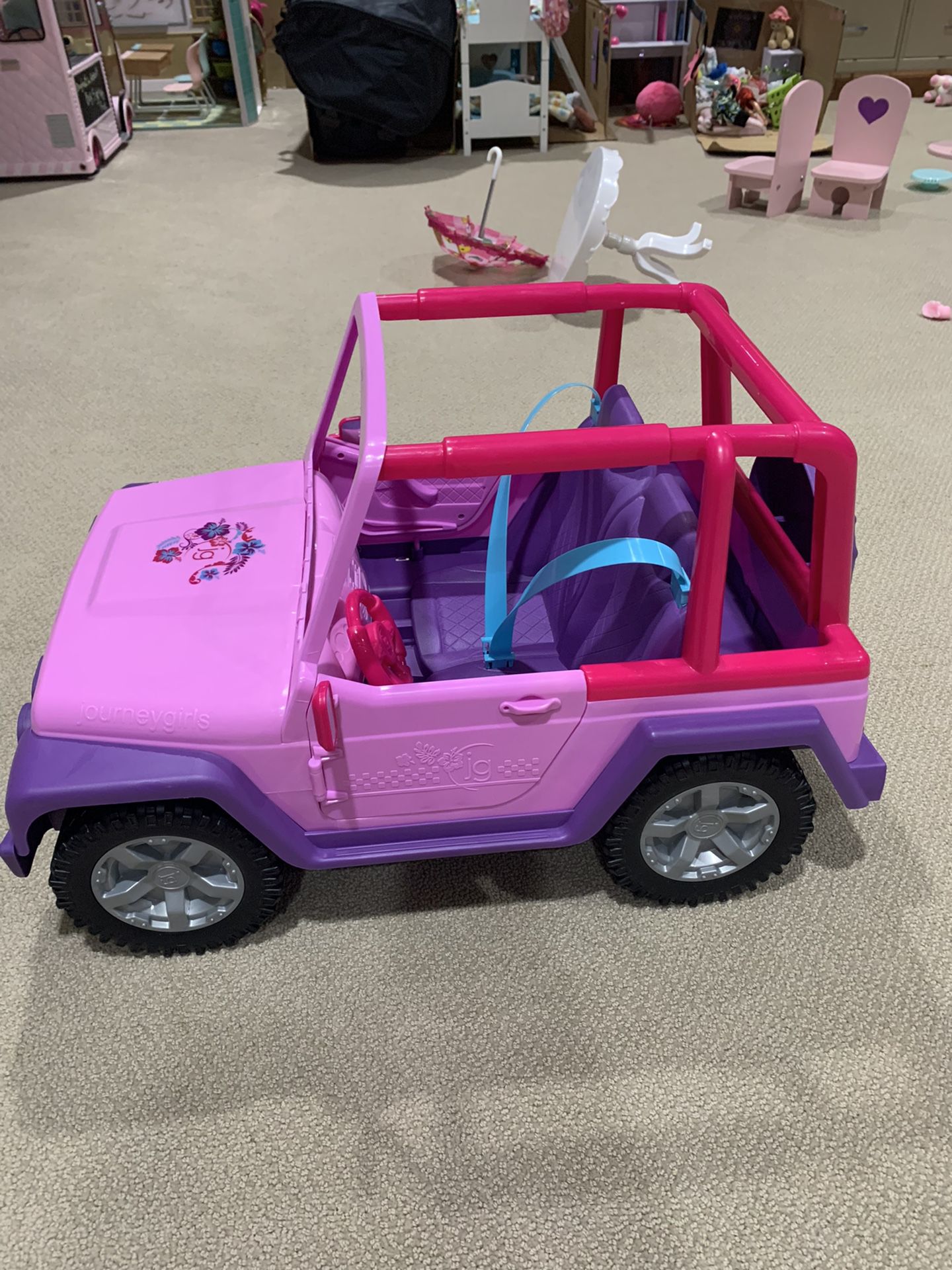 Journey Girls 18in Doll Jeep