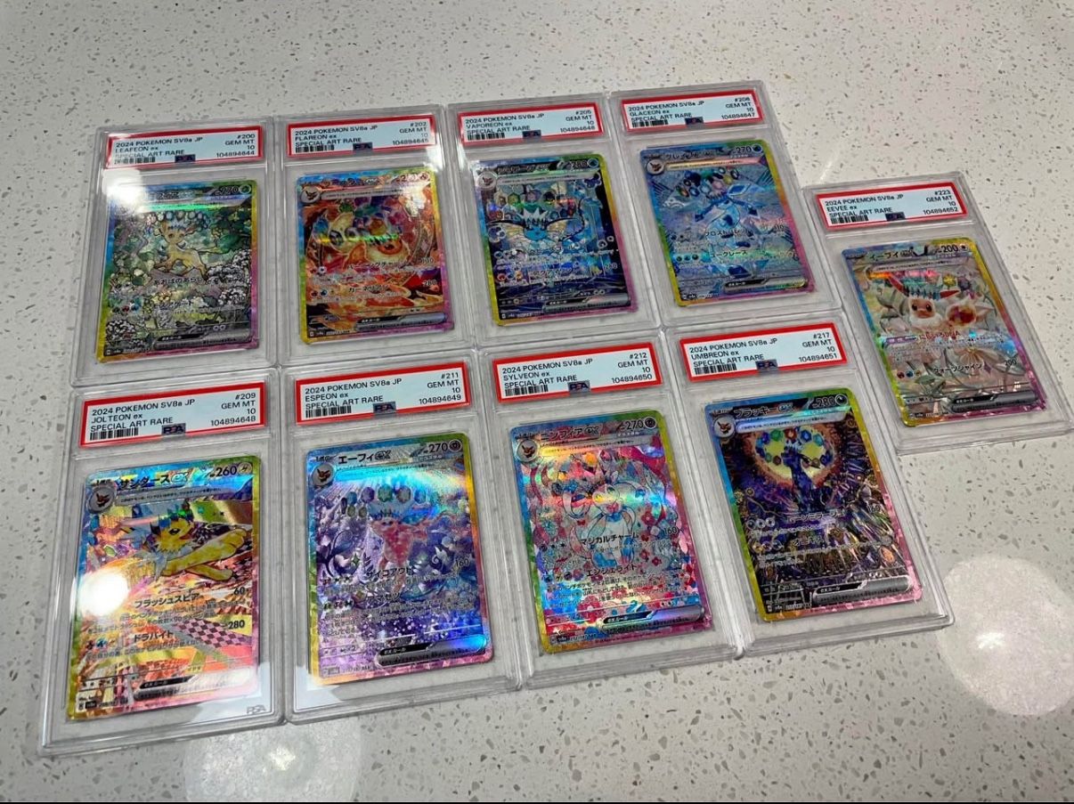 Terastal Festival/Prismatic Evolutions Sequential PSA 10 Set