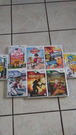 wii games, $ 30 for all