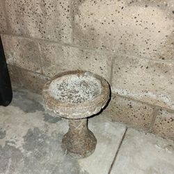 FREE Bird Bath, Solid Stone