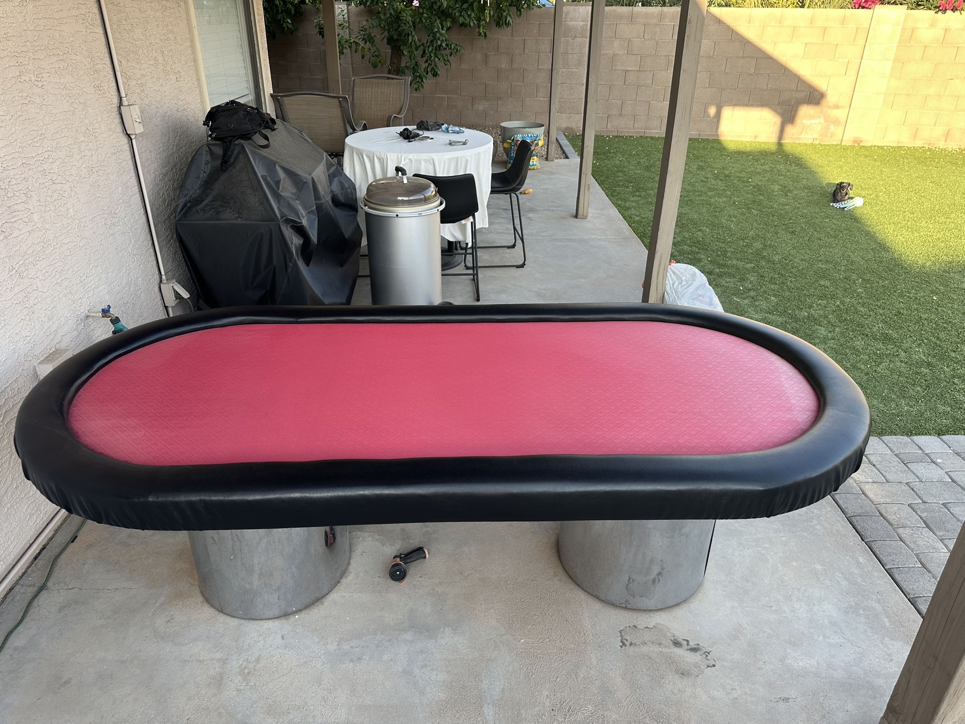 8 Foot Custom Poker Table