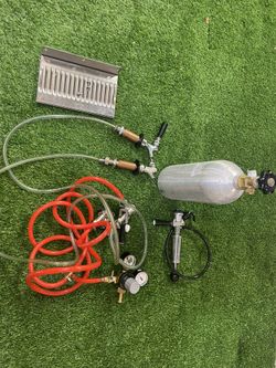 CO2 Kegerator Double Tap - Full Setup