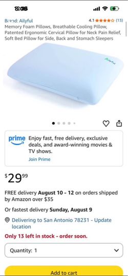 Ailyful Memory Foam Pillows ( 2 )