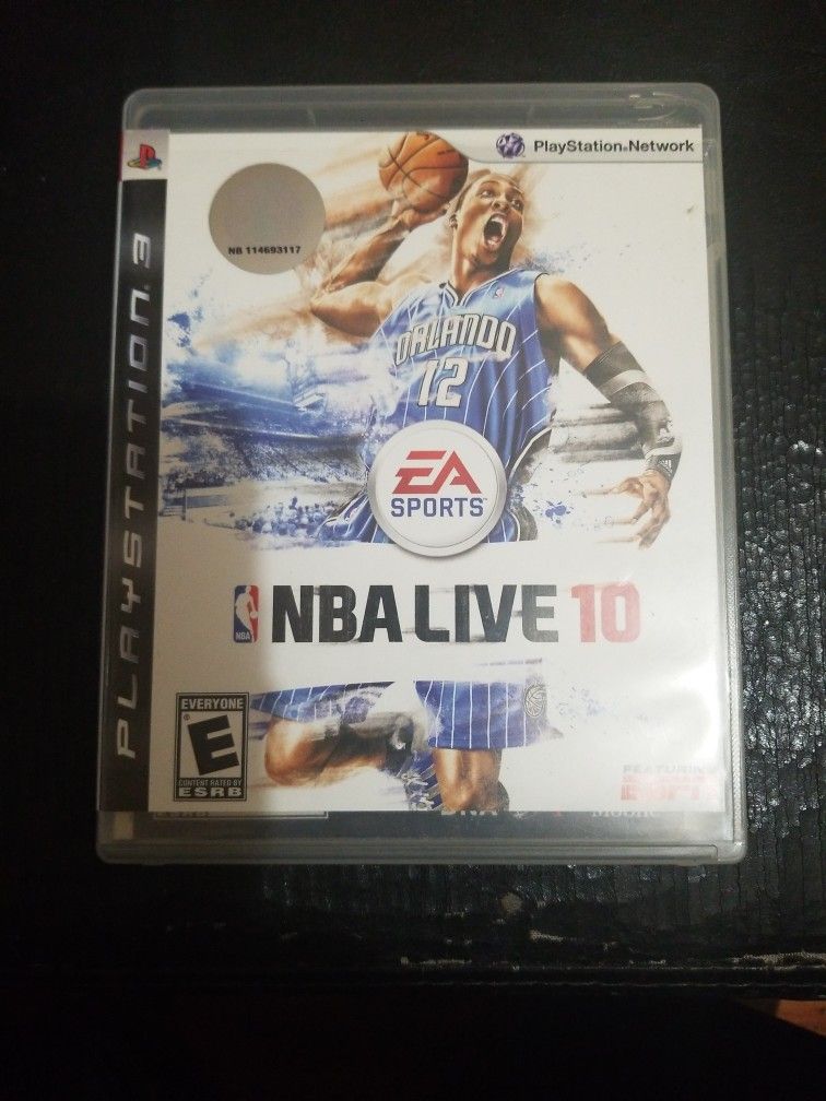 NBA LIVE 10 PS3 Video Game