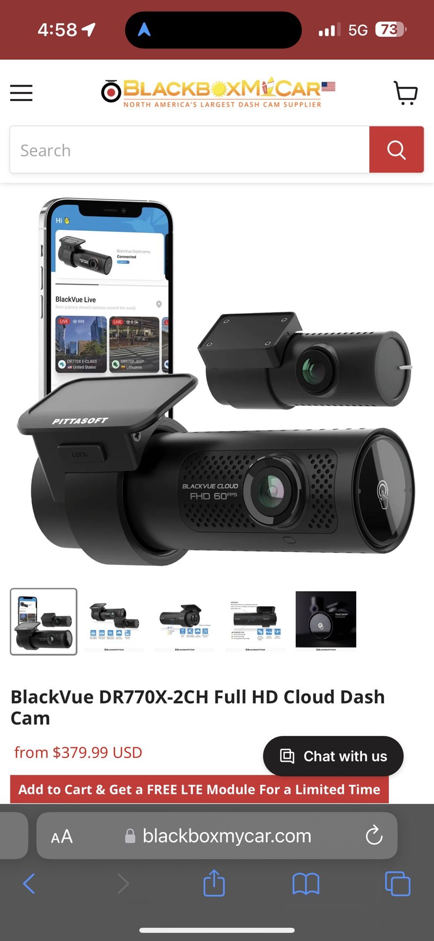 Blackvue Dashcam 750x