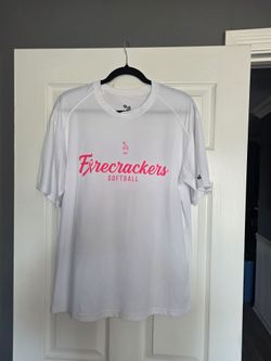 Ladies Medium Firecrackers Softball Shirt