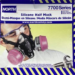 Silicone Face Mask w/ Filters - Safety Respirator