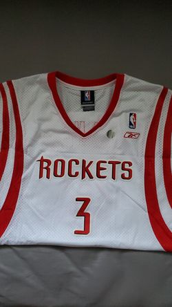 STEVE FRANCIS Houston Rockets #3 Reebok NBA Stitched White jersey size Adult XL Brand New!
