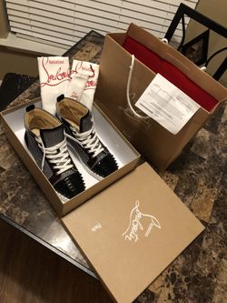 Christian louboutin louis shop orlato glitter diams patent