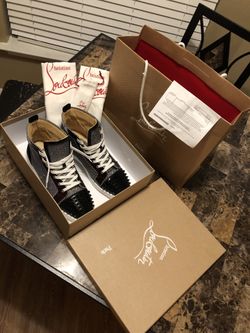 MEN CHRISTIAN LOUBOUTIN SPIKES ORLATO FLAT (EUROPEAN SIZE 45.5) US 11.5  ORIGINAL RECEIPT & BOX for Sale in Houston, TX - OfferUp