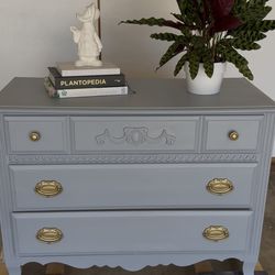 French Blue Chest Of Drawers Dresser Entryway Coffee Bar Bathroom Storage Cabinet