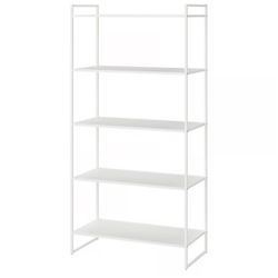IKEA JONAXEL Shelf unit, white, 31 1/2x15x63 "