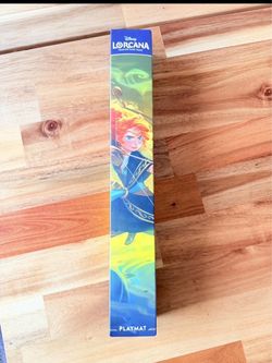 Disney Parks Exclusive Lorcana TCG Wilds Unknown Playmat Merida Brave
