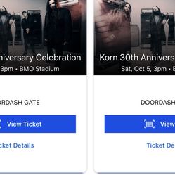 Korn Tickets 