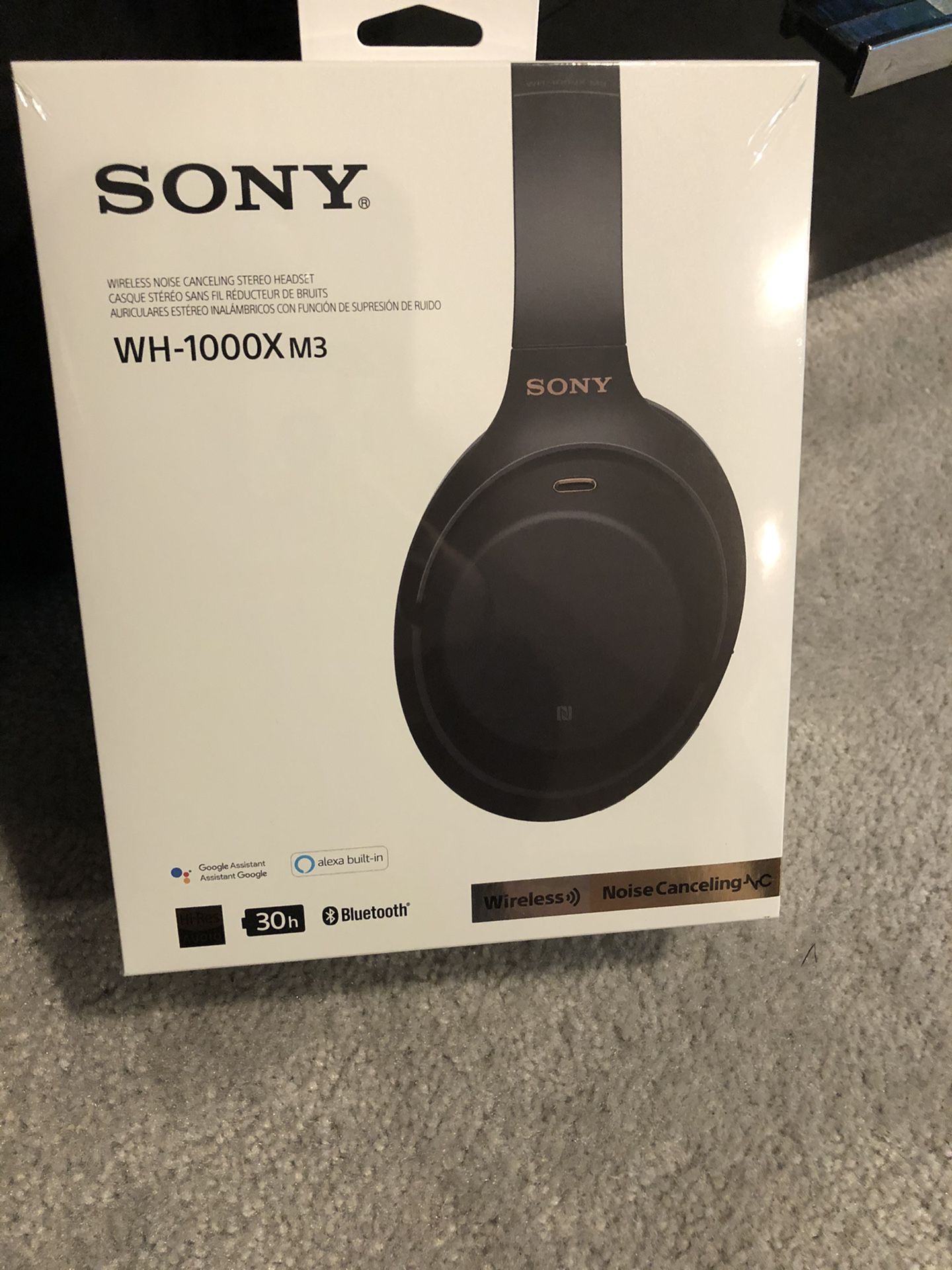 Sony Over-Ear Wireless Noise-Cancelling Headphones