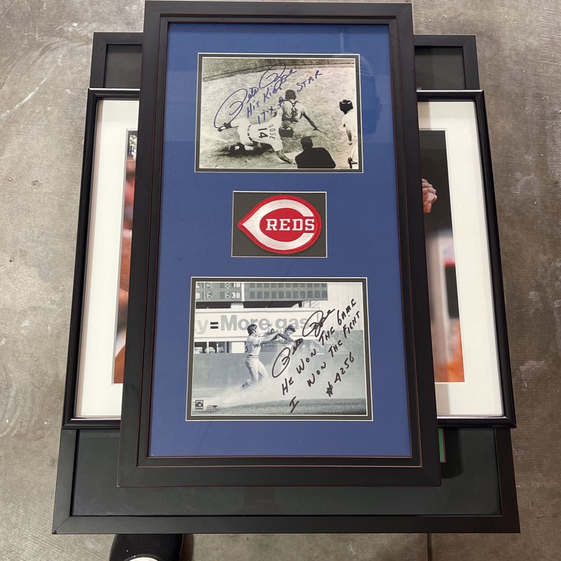 Pete Rose Autograph Auto W/ Inscription Professionally Framed,New Products : American Fashion Style Bags On Sale