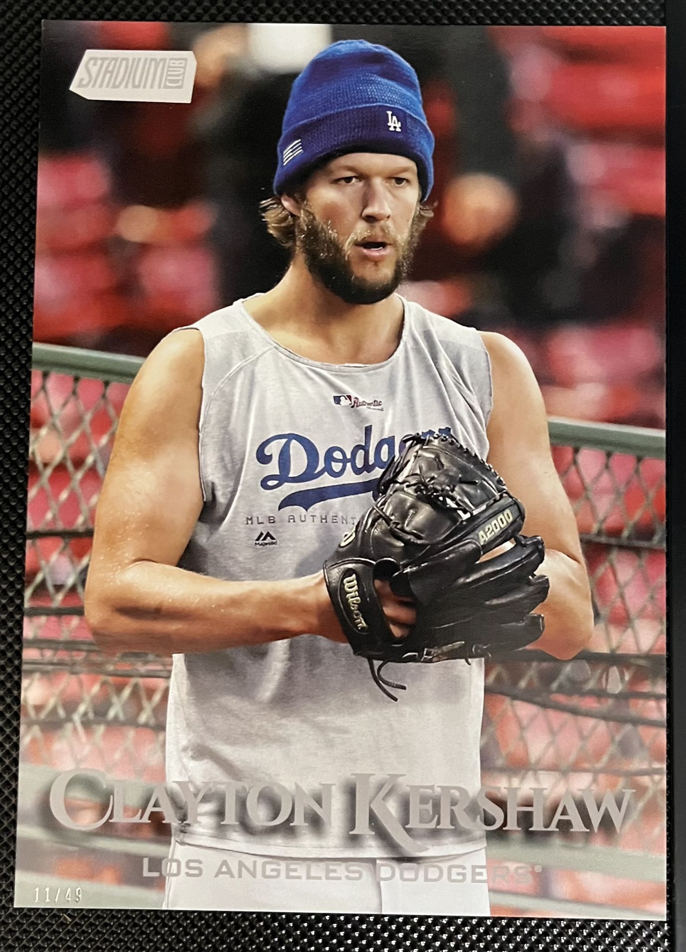 Clayton Kershaw Jumbo Baseball Card 