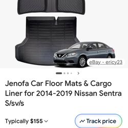 2014-2021 NISSAN SENTRA PREMIUM LASER MOLDED MATS NEW IN BOX FULL SET $80/TAPETES MOLDEADOS PARA SENTRA NUEVOS 